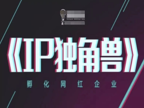 IP独角兽,孵化网红企业,ip教程-亮剑学堂