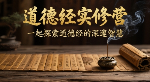 道德经实修营,一起探索道德经的深邃智慧-亮剑学堂