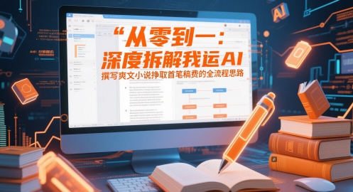 从零到一:深度拆解我运用AI撰写爽文小说挣取首笔稿费的全流程思路-亮剑学堂