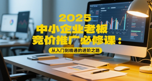 2025中小企业老板竞价推广必修课:从入门到精通的进阶之路-极光库