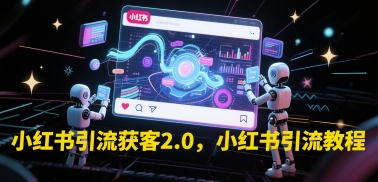 小红书引流获客2.0,小红书引流教程-亮剑学堂