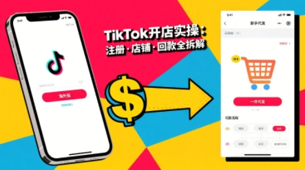 TikTok从开店到投流的进阶课,从基础实操到高阶技巧一网打尽-亮剑学堂