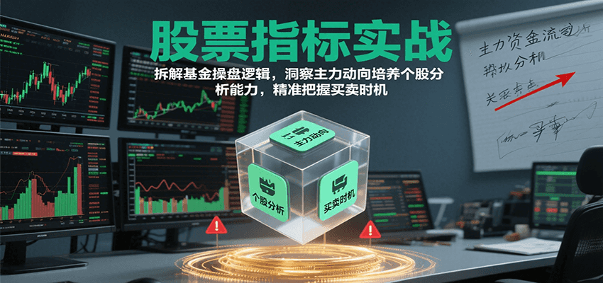 股票指标实战,基金操盘逻辑拆解,洞察主力动向培养个股分析能力把握买卖时机(更新)-极光库