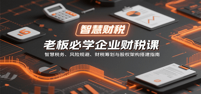 老板必学企业财税课:智慧税务、风险规避、财税筹划与股权架构搭建指南-亮剑学堂