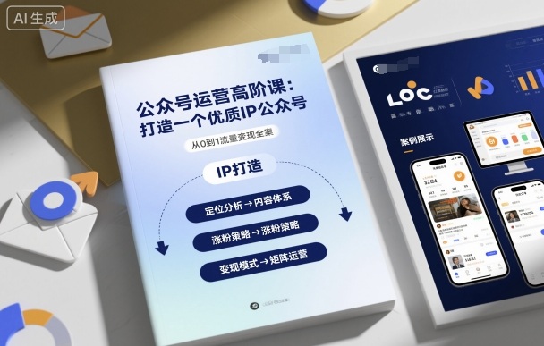 公众号运营高阶课,打造一个优质IP公众号-亮剑学堂