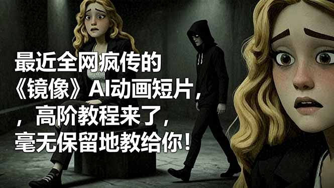 最近全网疯传的《镜像》AI动画短片,高阶教程来了,毫无保留地教给你!-亮剑学堂