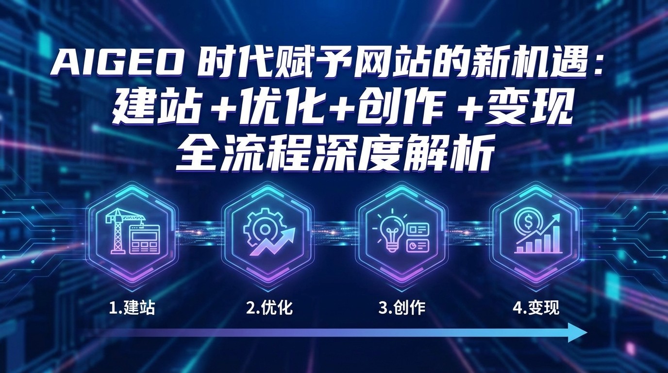 AIGEO+时代赋予网站的新机遇：建站+优化+创作+变现+全流程深度解析-极光库