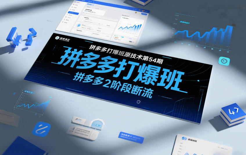拼多多打爆班原创技术第54期，拼多多2阶段断流-极光库