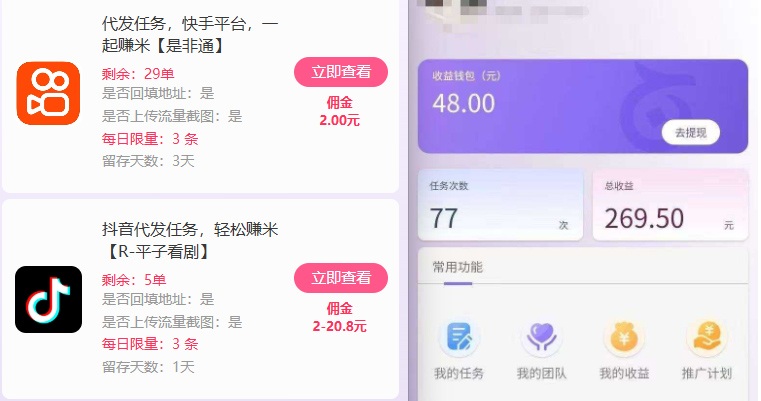 新手副业首选！视频代发接单，领任务发视频，长期稳定不费劲儿-极光库