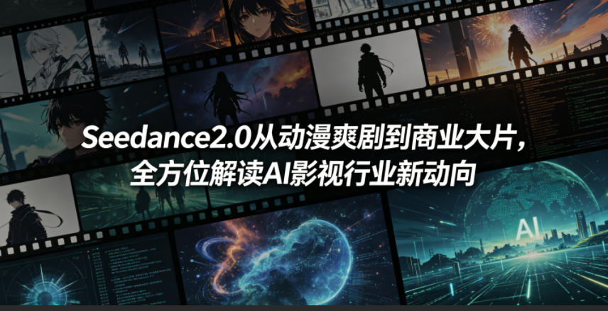 Seedance2.0从动漫爽剧到商业大片，全方位解读AI影视行业新动向-极光库