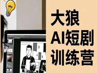 大狼AI短剧训练营-短剧课程(更新中)-极光库