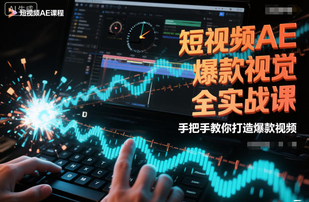 短视频AE爆款视觉全实战课，手把手教你打造爆款视频-极光库