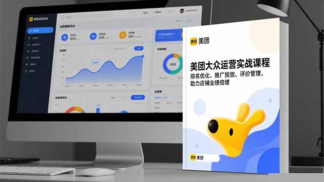 美团大众运营实战课程,排名优化、推广投放、评价管理,助力店铺业绩倍增-极光库