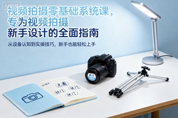 视频拍摄零基础系统课,专为视频拍摄新手设计的全面指南-极光库