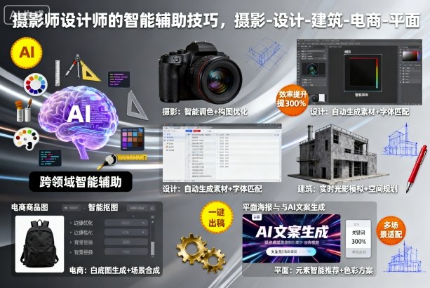 摄影师设计师的智能辅助技巧,摄影-设计-建筑-电商-平面-极光库