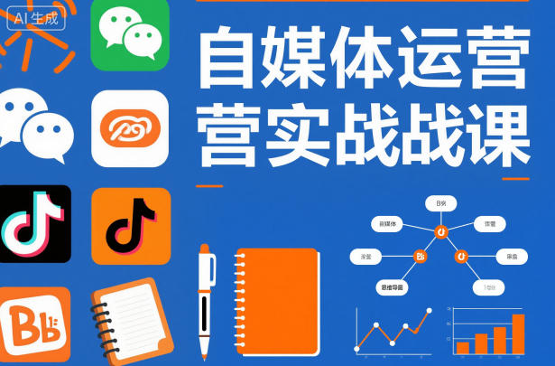 自媒体运营实战课，掌握一套系统的自媒体运营底层方法论，成为优秀的内容创作者-极光库
