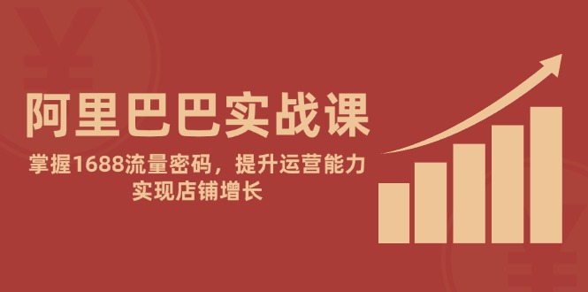 阿里巴巴实战课：掌握1688流量密码，提升运营能力，实现店铺增长-AIPOD
