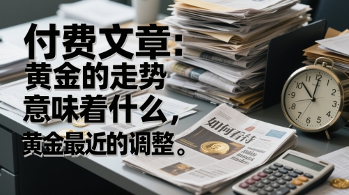 付费文章：黄金的走势意味着什么，如何看待黄金最近的调整-亮剑学堂
