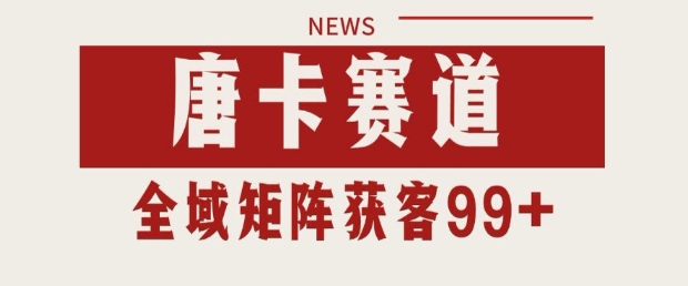 小红书某音唐卡赛道引流获客 自热矩阵日引200+-AIPOD