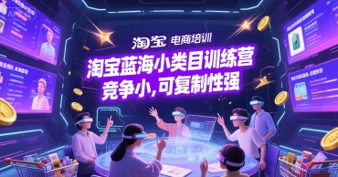 淘宝蓝海小类目训练营， 竞争小，可复制性强-AIPOD