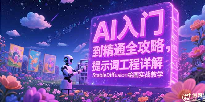 AI入门到精通全攻略，提示词工程详解，StableDiffusion绘画实战教学-AIPOD