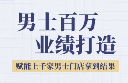 2025男士美业百万业绩打造，赋能上千家男士门店拿到结果-AIPOD