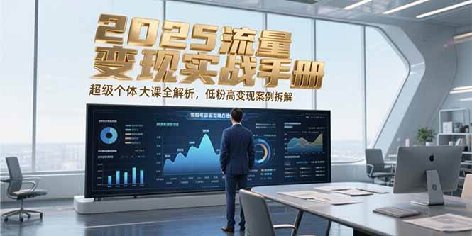 2025流量变现实战手册，超级个体大课全解析，低粉高变现案例拆解-AIPOD