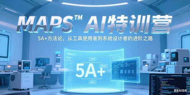 MAPSAI特训营，掌握 5A+方法论，从工具使用者到系统设计者的进阶之路-AIPOD