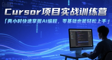 Cursor项目实战训练营，两小时快速掌握AI编程，零基础也能轻松上手-极光库
