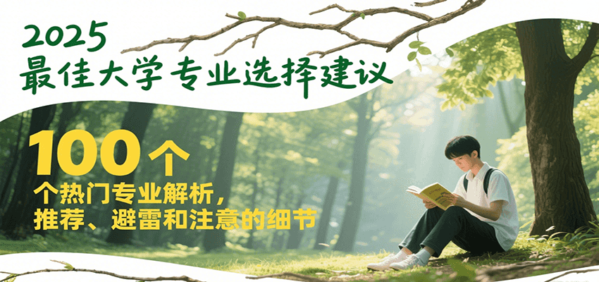 2025最佳大学专业选择建议，100个热门专业解析，推荐、避雷和注意的细节-AIPOD