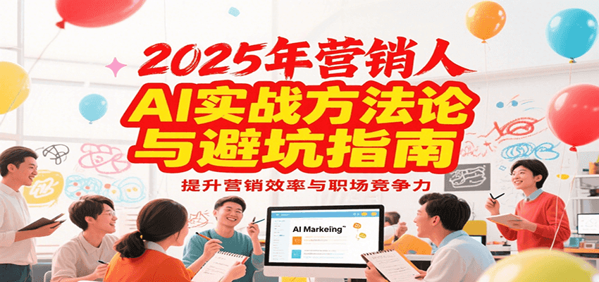 2025年营销实战方法论与避坑指南，利用AI提升营销效率与职场竞争力-AIPOD