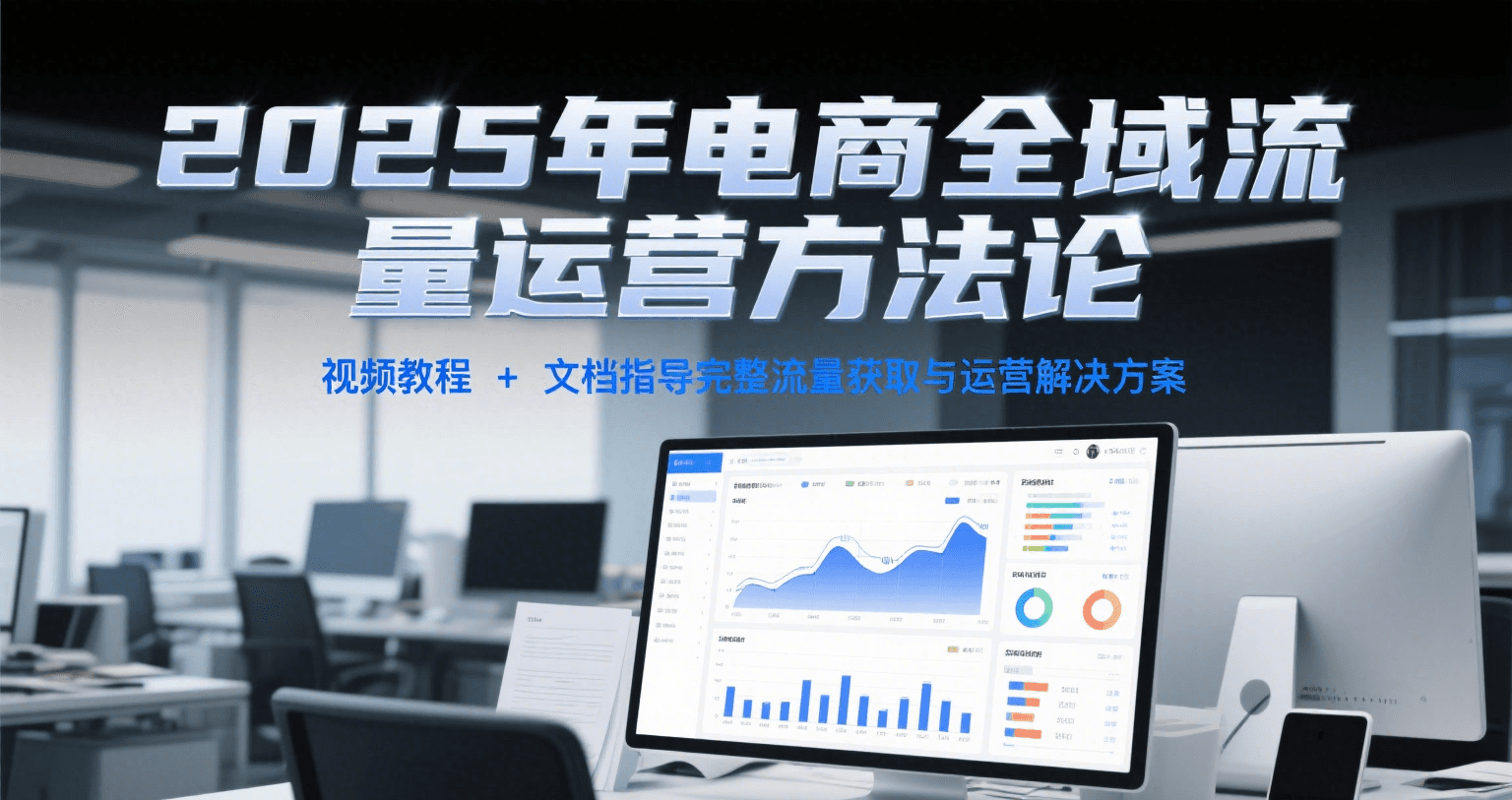 2025年电商全域流量运营方法论，视频教程+文档指导完整流量获取与运营解决方案-AIPOD
