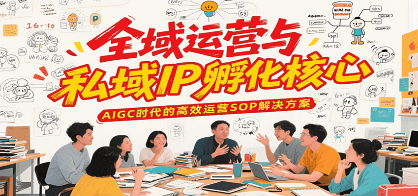 全域运营与私域IP孵化核心，AIGC时代的高效运营SOP解决方案-AIPOD