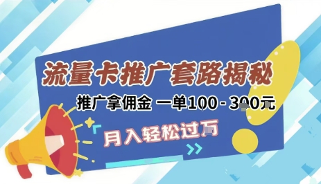 2025年外面卖1500的流量卡项目最新玩法，绿色无门槛对新手非常友好，日入3张+-AIPOD
