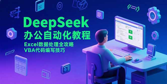 DeepSeek办公自动化教程，Excel数据处理全攻略，VBA代码编写技巧-AIPOD