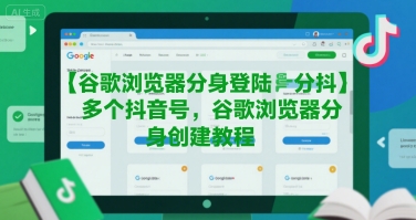谷歌浏览器分身登陆多个抖音号，谷歌浏览器分身创建教程-AIPOD