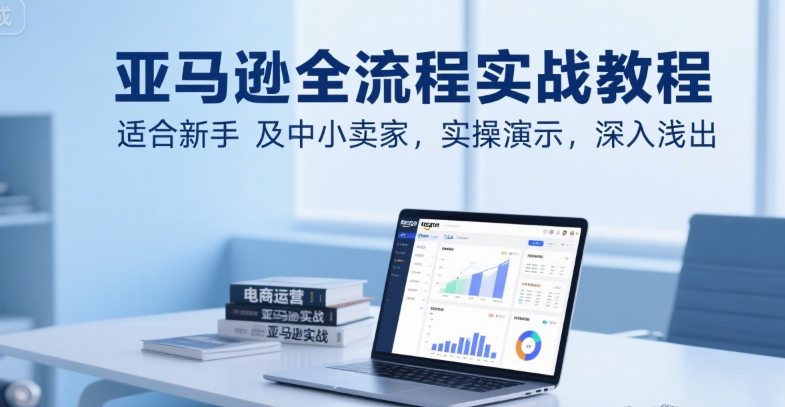 亚马逊全流程实战教程，适合新手及中小卖家，实操演示，深入浅出-AIPOD
