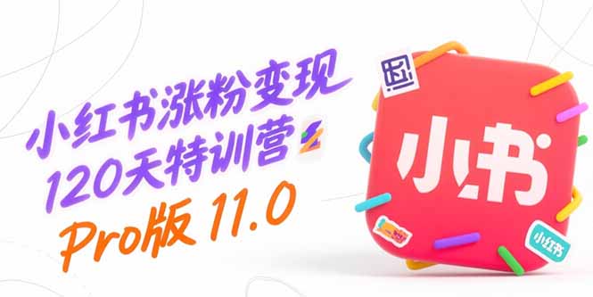 小红书涨粉变现120天特训营Pro版11.0：从0到1掌握平台运营,内容制作和变现-AIPOD
