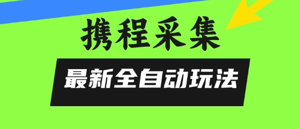 携程信息采集全自动玩法，0风控，无脑开干-AIPOD