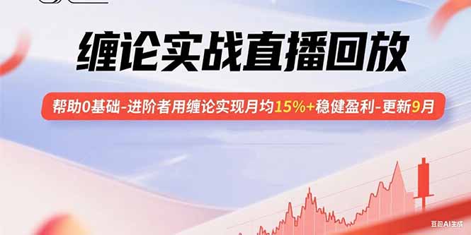缠论实战直播回放：帮助0基础-进阶者用缠论实现月均15%+稳健盈利-更新9月-AIPOD