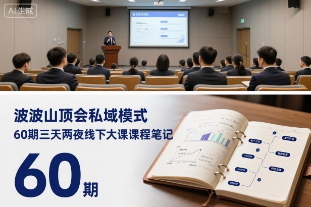 波波山顶会私域模式60期三天两夜线下大课课程笔记（文档）-亮剑学堂