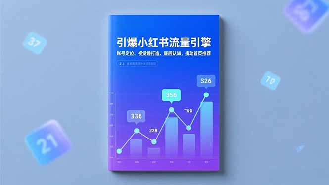引爆小红书流量引擎，账号定位、视觉锤打造、底层认知，撬动首页推荐-极光库
