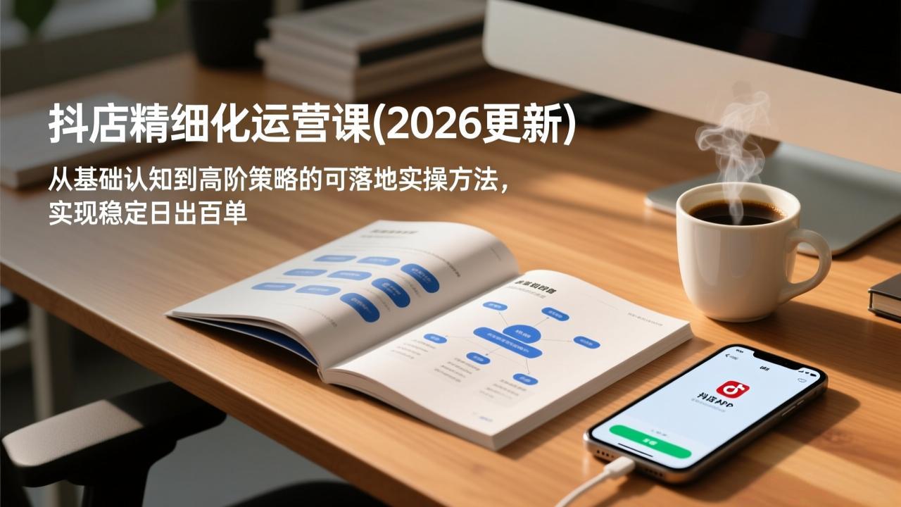 抖店精细化运营课(2026更新-迷胡学堂