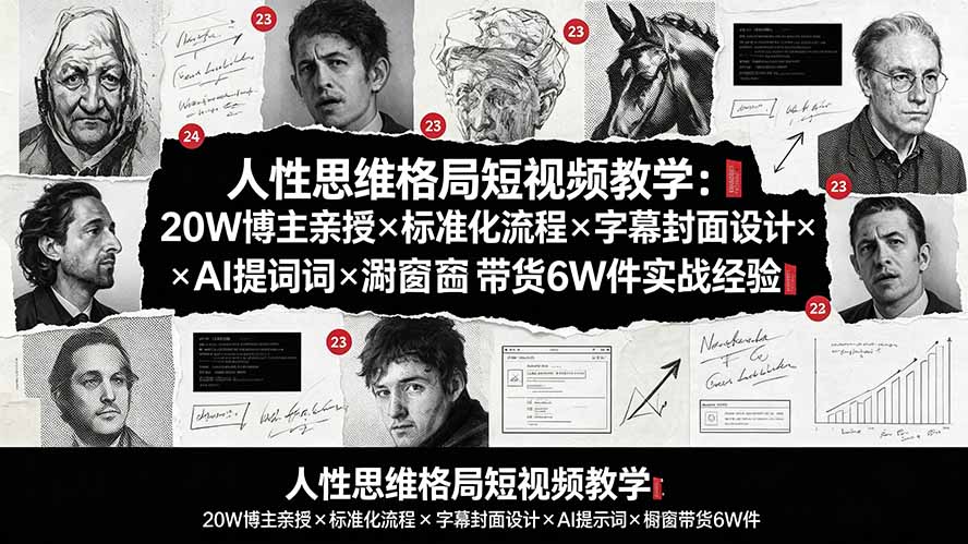 人性思维格局短视频教学-极光库