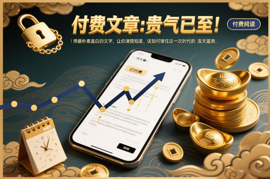 付费文章：贵气已至！用最朴素直白的文字，让你清楚知道，该如何接住这一次时代的泼天富贵-亮剑学堂