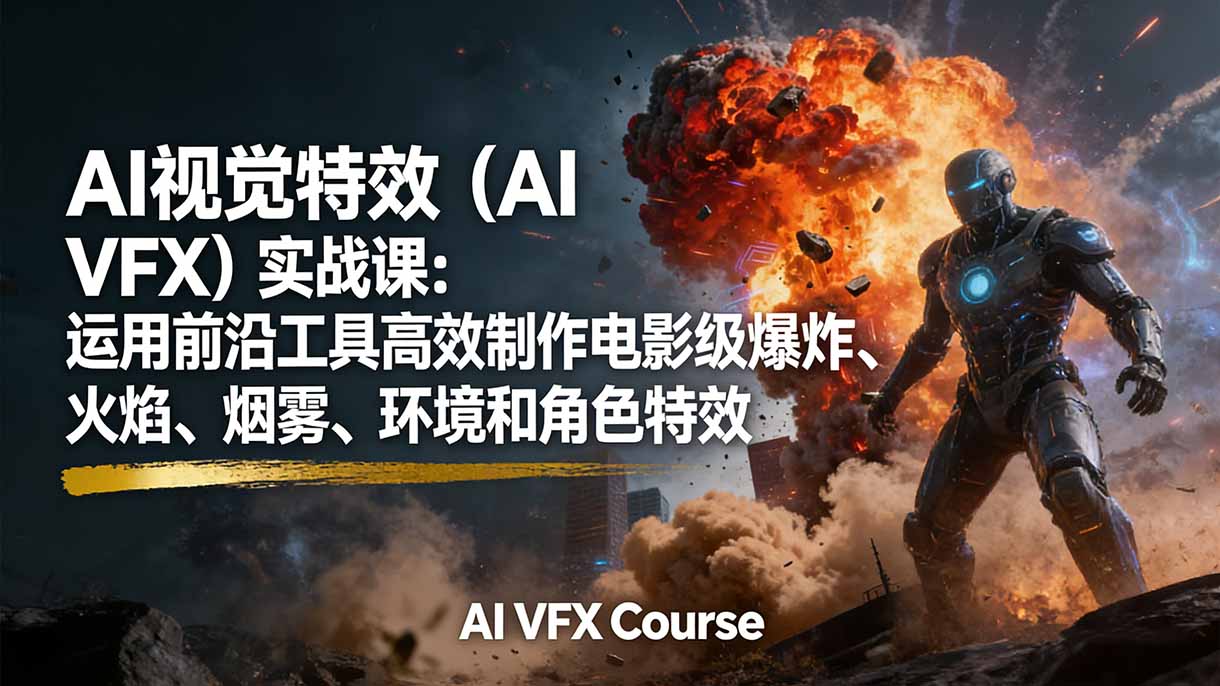 AI视觉特效(AI VFX-亮剑学堂