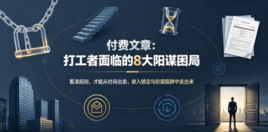 付费文章：打工者面临的8大阳谋困局-极光库