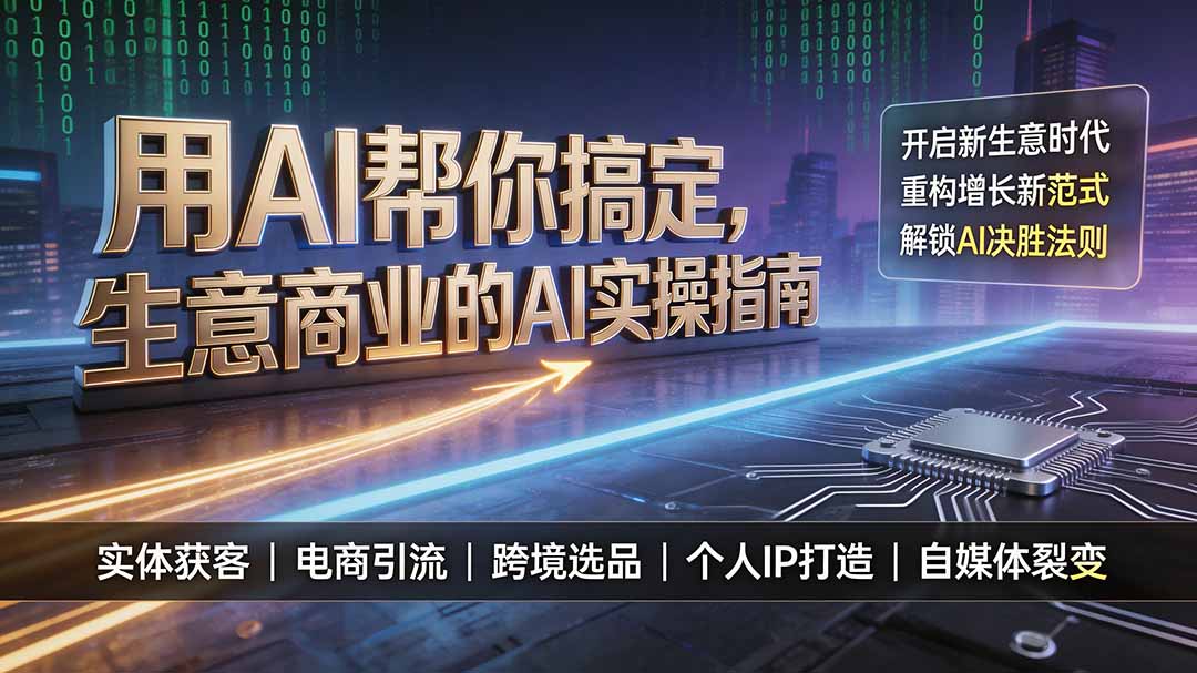 AI赋能商业增长：实操指南与新范式