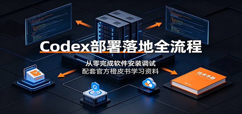 Codex部署落地全流程：从零完成软件安装调试，配套官方橙皮书学习资料-极光库